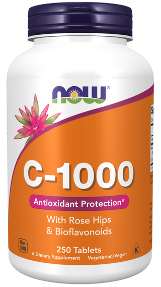 Vitamin C-1000 - 250 Tablets (NOW Foods)