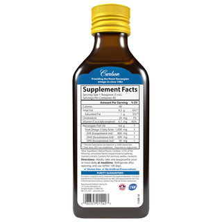 The Very Finest Fish Oil Liquid - Orange - 200 Milliliters - Carlson Labs