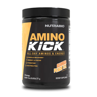 Amino Kick - 9.5 OZ Georgia Peach (NutraBio)