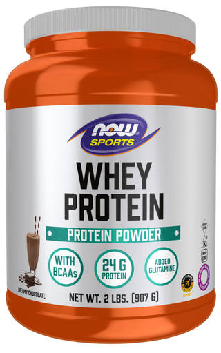 Whey Protein Chocolate 2 lb by Now Foods
