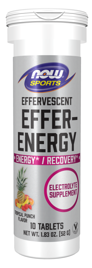 Effer-Energy Tropical  10 Tabs/Tube by Now Foods
