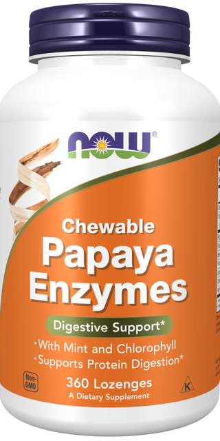 Papaya Enzyme Chewable 360 tabs by Now Foods