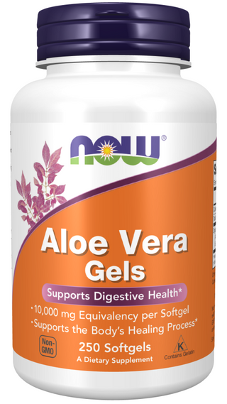 Aloe Vera 10,000 Gels - 250 Softgels (Now Foods)