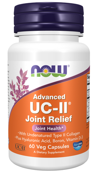Advanced UC-II Joint Relief - 60 Veg Capsules (Now Foods)