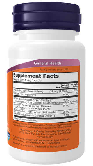 Advanced UC-II Joint Relief - 60 Veg Capsules (Now Foods)