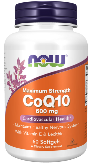 CoQ10 600mg 60 Sgels by Now Foods