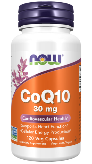 CoQ10 30mg 120 Vcaps by Now Foods