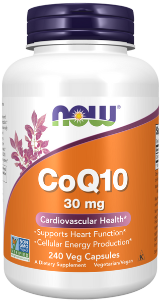 CoQ10 30mg 240 Vcaps by Now Foods