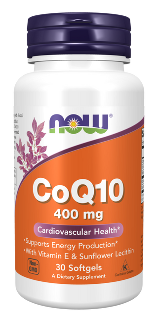 CoQ10 400mg 30 Sgels by Now Foods
