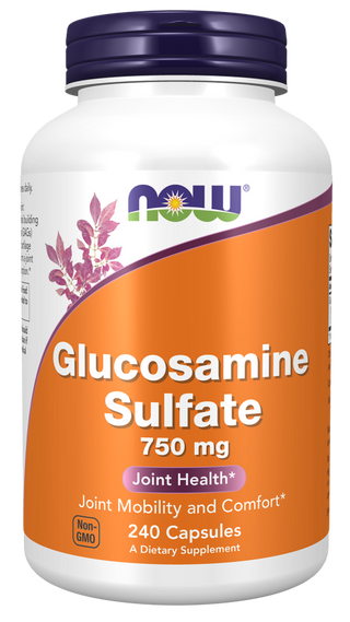 Glucosamine Sulfate 750mg 240 Vcaps by Now Foods