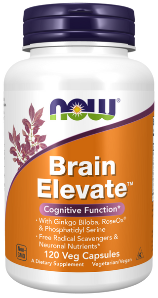Brain Elevate Formula 120 Vcaps by Now Foods