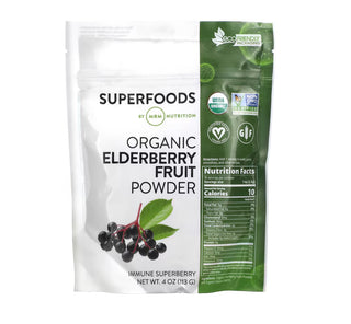 Organic Elderberry Fruit Superfood Powder - 4 OZ (MRM Nutrition)