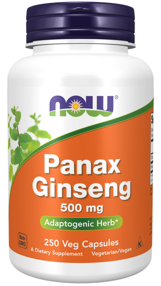Panax Ginseng 500 mg  250 Vcaps by Now Foods