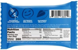 Outright - Chocolate Chip Almond Butter - Box of 12/ 2.12 OZ Bars (MTS Nutrition)
