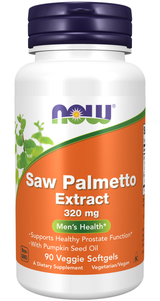 Saw Palmetto 320 mg 90 Veggie Softgels by Now Foods