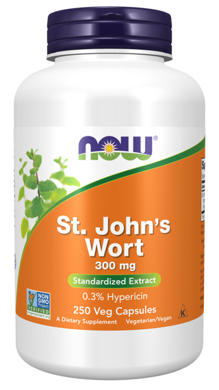 St. John's Wort 300mg 250 Vcaps by Now Foods