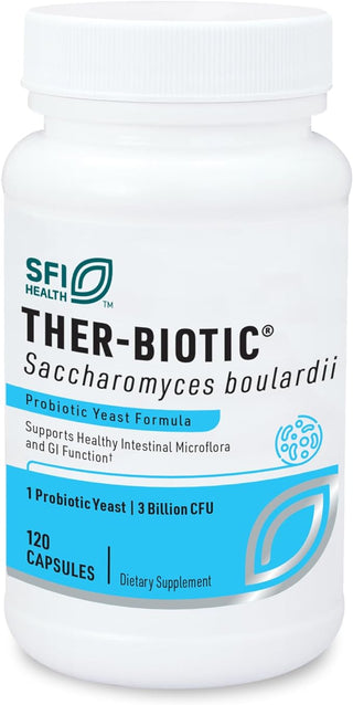 Saccharomyces Boulardii Probiotic 120 capsules - Klaire Labs