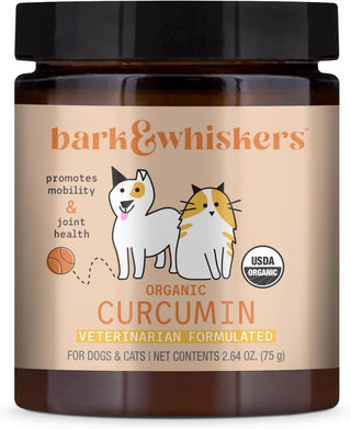 Bark & Whiskers Organic Curcumin for Dogs & Cats 2.64 oz. by Dr. Mercola