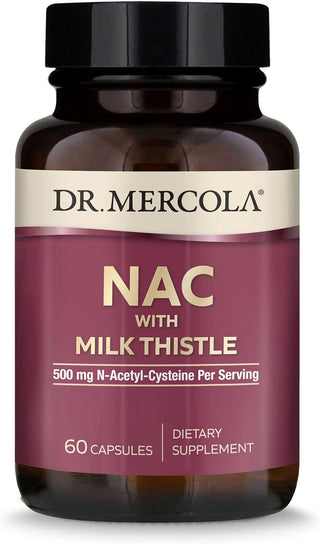 NAC with Milk Thistle 30 Day 60 Caps by Dr. Mercola