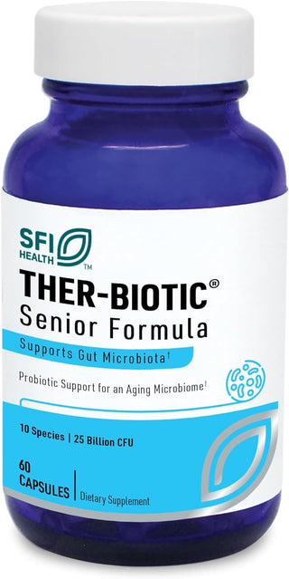 Ther-Biotic Senior Formula Probiotic - 60 Vegetarian Capsules (Klaire Labs)