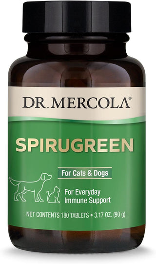 SpiruGreen Superfood for Pets 180 Tablets by Dr. Mercola