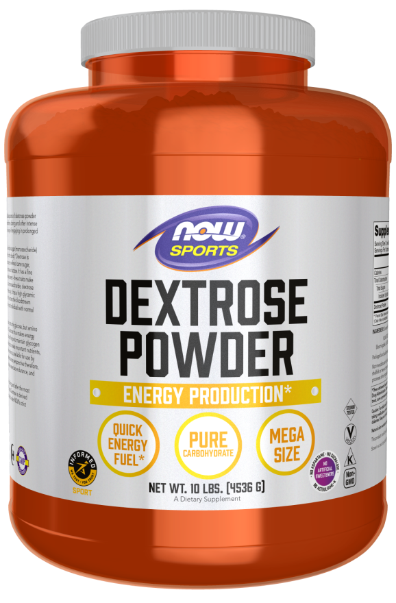 Dextrose Powder (Sports) 10 lb by Now Foods