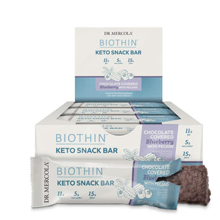 BIOTHIN™ KETO Bars - Chocolate Blueberry Pecan 12 per Box by Dr. Mercola