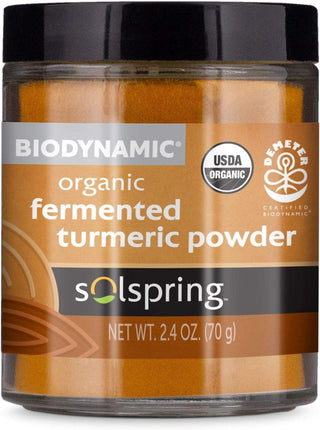 Turmeric Powder, Solspring® Biodynamic® Organic Fermented  2.40 oz by Dr. Mercola