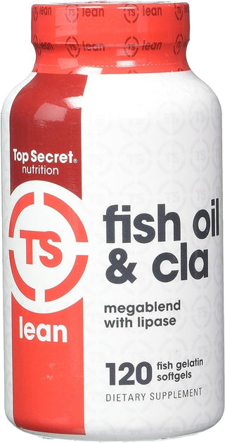 Fish Oil & CLA w/Lipase 120 softgels - by Top Secret Nutrition