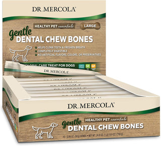 Dog Gentle Dental Bones Large 12 Bones by Dr. Mercola