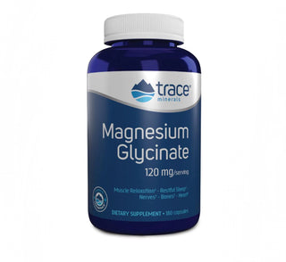 Magnesium Glycinate 120mg - 180 Capsules (Trace Minerals)