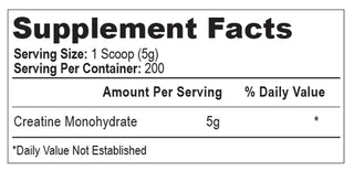 Creatine Monohydrate 1000g - by Hi-Tech Pharma
