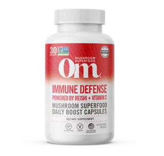 Immune Defense - 180 Vegetable Capsules (Om Organic Mushroom Nutrition)