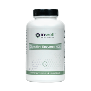 Digestive Enzymes HCL - 180 Capsules (Inwell Biosciences)