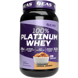 100% Platinum Whey 2lb Cinnamon Cereal Crunch by EAS