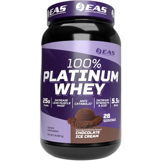 100% Platinum Whey 2lb Chocolate Ice Cream by EAS