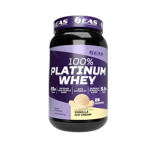 100% Platinum Whey 2lb Vanilla Ice Cream by EAS