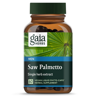 Saw Palmetto Berry - 60 Liquid-Filled Capsules (Gaia Herbs)