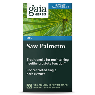 Saw Palmetto Berry - 60 Liquid-Filled Capsules (Gaia Herbs)