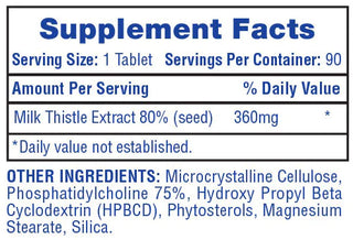Milk Thistle 90 tablets - by Hi-Tech Pharma