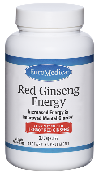 Red Ginseng Energy - 30 Capsules EuroMedica