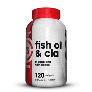 Fish Oil & CLA w/Lipase 120 softgels - by Top Secret Nutrition