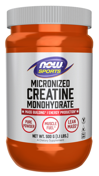 creatine monohydrate micronized   500 g by Now Foods