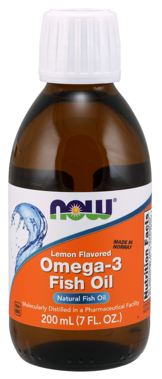 omega-3 fish oil lemon  200 ml (7 oz) by Now Foods