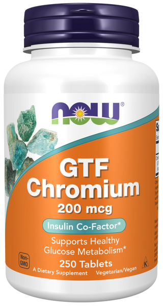 gtf chromium 200mcg  250 tabs by Now Foods