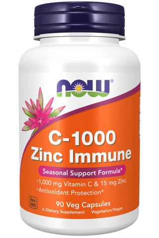 c-1000 zinc immune  90 vcaps by Now Foods