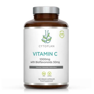 Vitamin C + Bioflavonoids - 120 Vegan Capsules (Cytoplan)