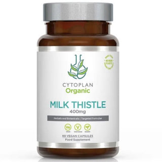 Milk Thistle 400 mg - 60 Vegan Capsules (Cytoplan)