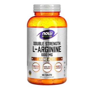 L-Arginine 1000mg - 180 Tablets (NOW Sports)