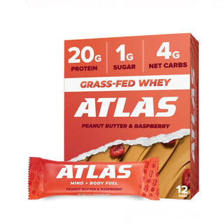 Atlas Protein Bar - 1.9 OZ Peanut Butter & Raspberry (Atlas Bar)